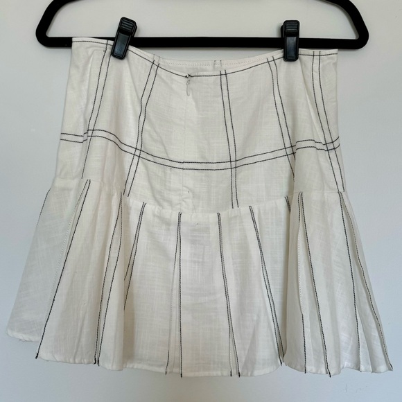 NWT Sabo Skirt Koralie Skirt - White - Size L, US 8 - Picture 4 of 11